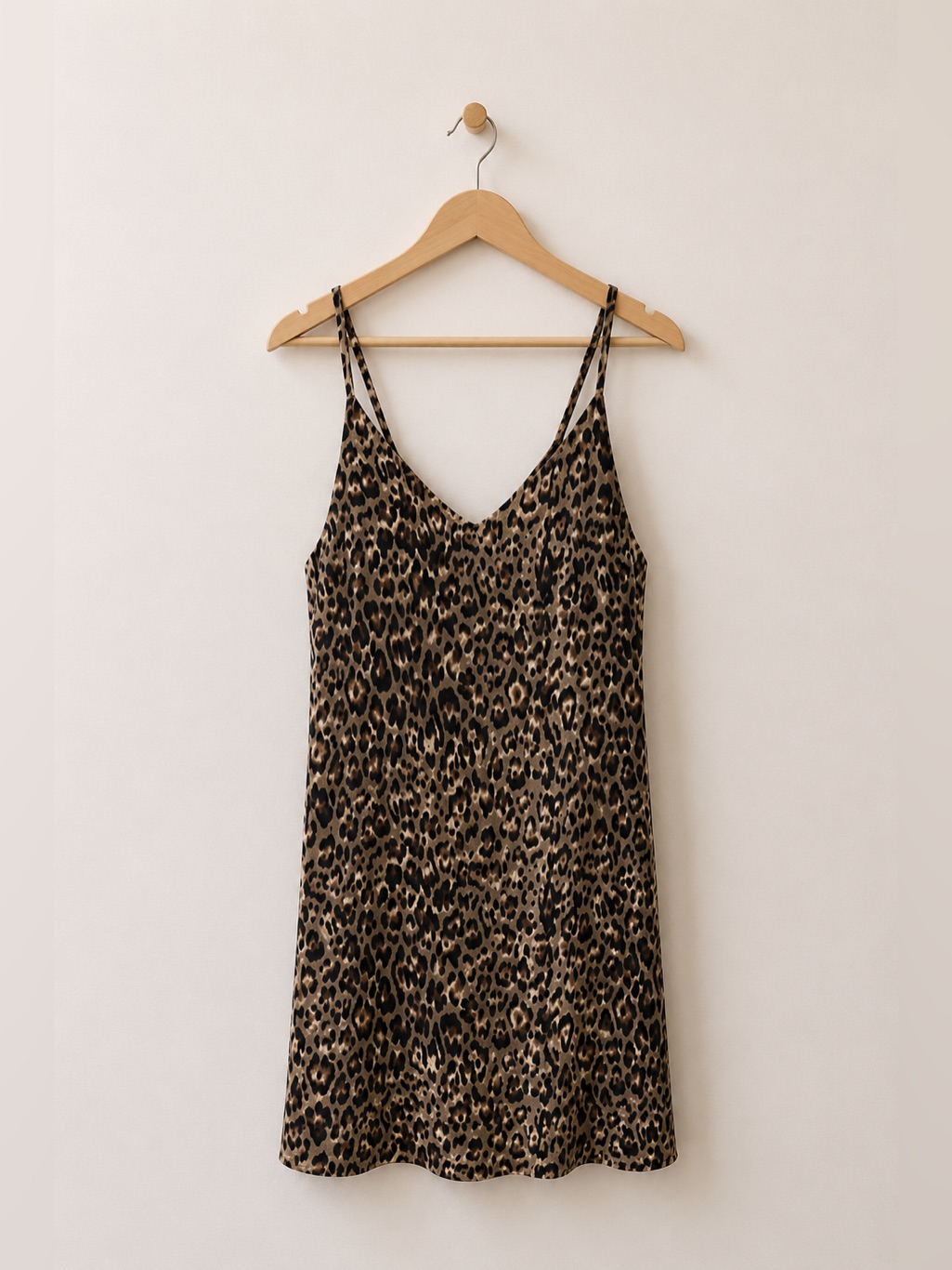 Leopard Print Slip Dress S Mobwife Y2k Strappy Animal Print Mini